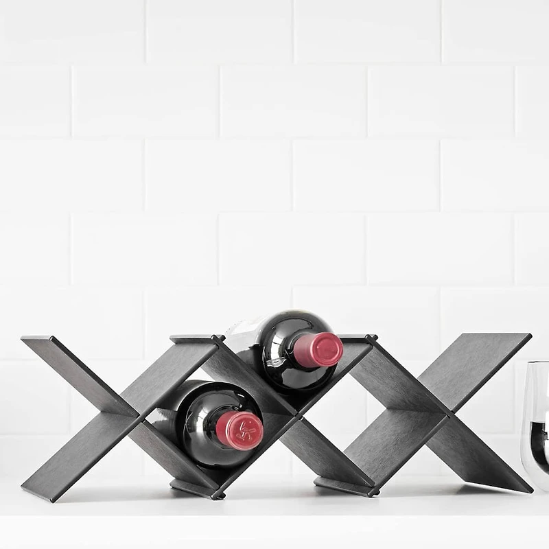 Collapsible Wine Bottle Holder - Slate