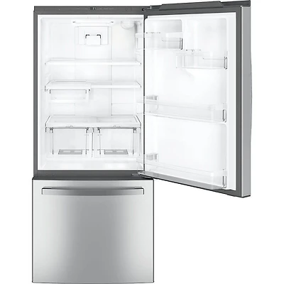 21.0 Cu. Ft. Stainless Bottom-Freezer Refrigerator