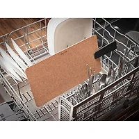 inch x 7.5 inch Handy Plus Series Rectangle Serving Board - Natural/Slate