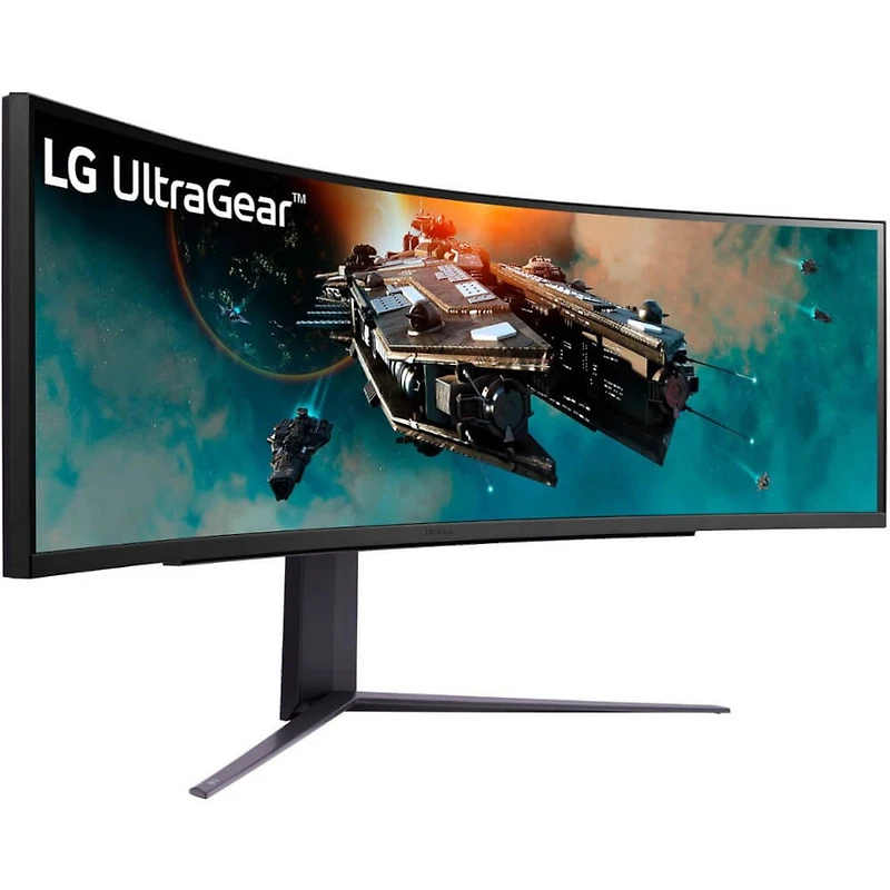 49 inch UltraGear LED QHD Curved Gaming Monitor with AMD FreeSync - OPEN BOX
