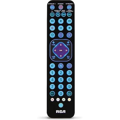 Universal Remote Control Rechargeable - Black