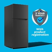 17.6 Cu. Ft. Black Top Freezer Refrigerator