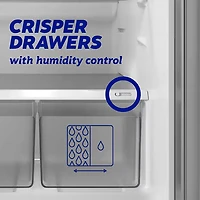 17.6 Cu. Ft. Black Top Freezer Refrigerator