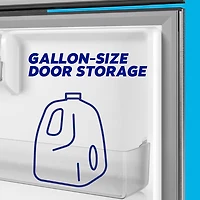 17.6 Cu. Ft. Black Top Freezer Refrigerator