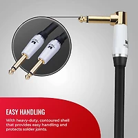 8 inch Prolink Studio Pro 2000 Instrument Cable - Right to Right