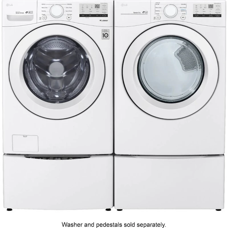 7.4 Cu. Ft. White Front Load Gas Dryer