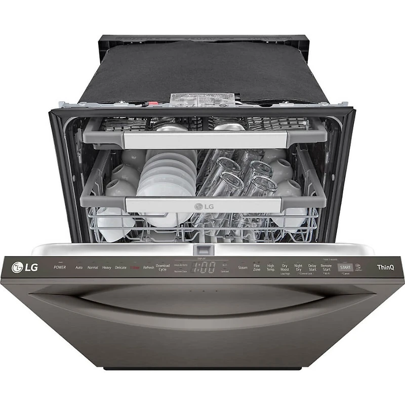 42 dBA Black Stainless Steel Top Control Dishwasher