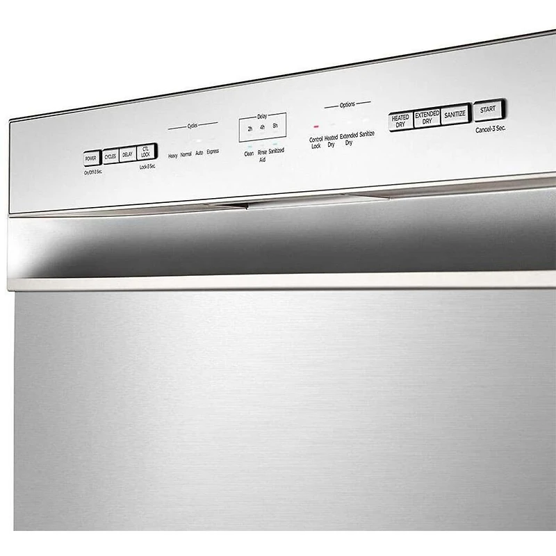 52 dBA Stainless Front Control Dishwasher