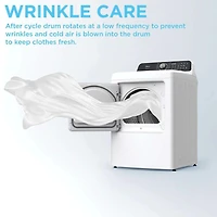 7.0 Cu. Ft. White Top Load Smart Electric Dryer