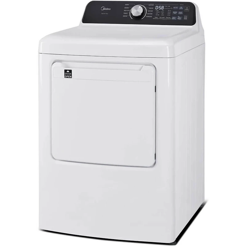 7.0 Cu. Ft. White Top Load Smart Electric Dryer