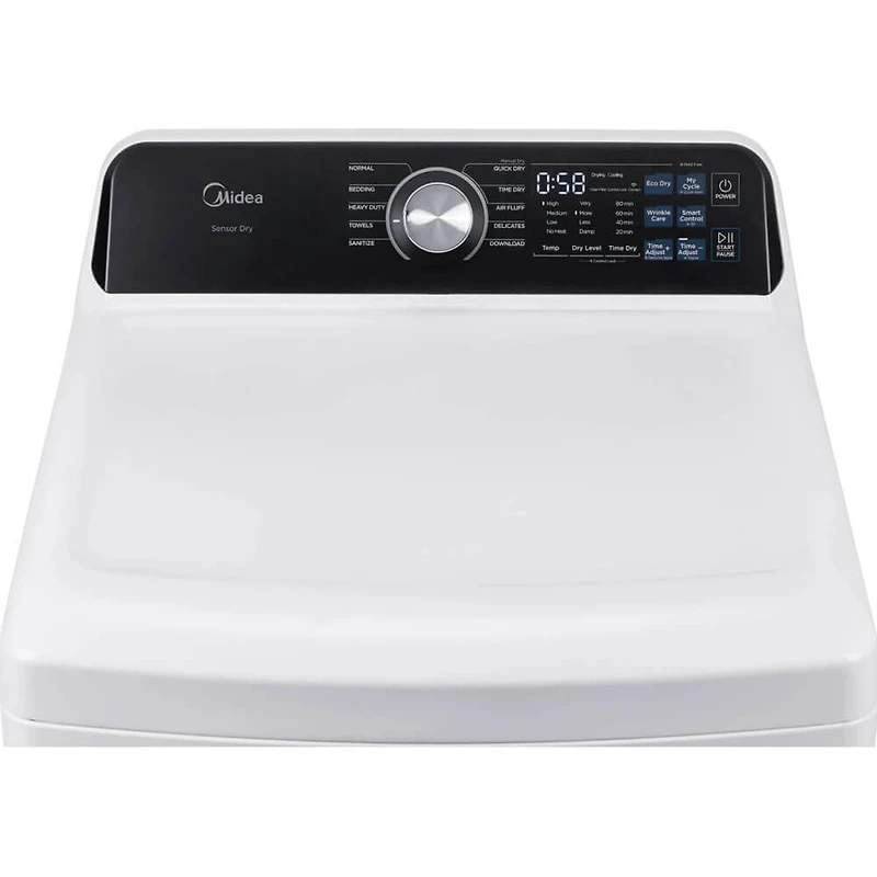 7.0 Cu. Ft. White Top Load Smart Electric Dryer