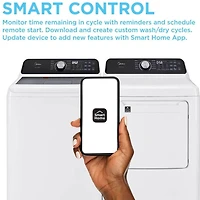 4.4 Cu. Ft. White Top Load Smart Washer