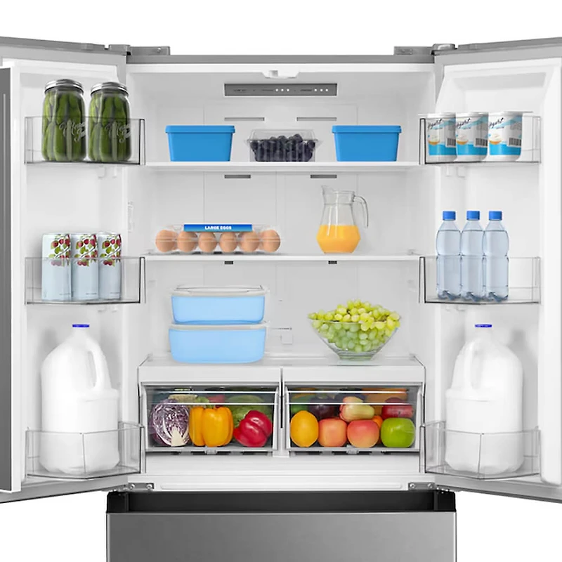 18.4 Cu. Ft. Stainless Steel French Door Bottom Freezer Refrigerator