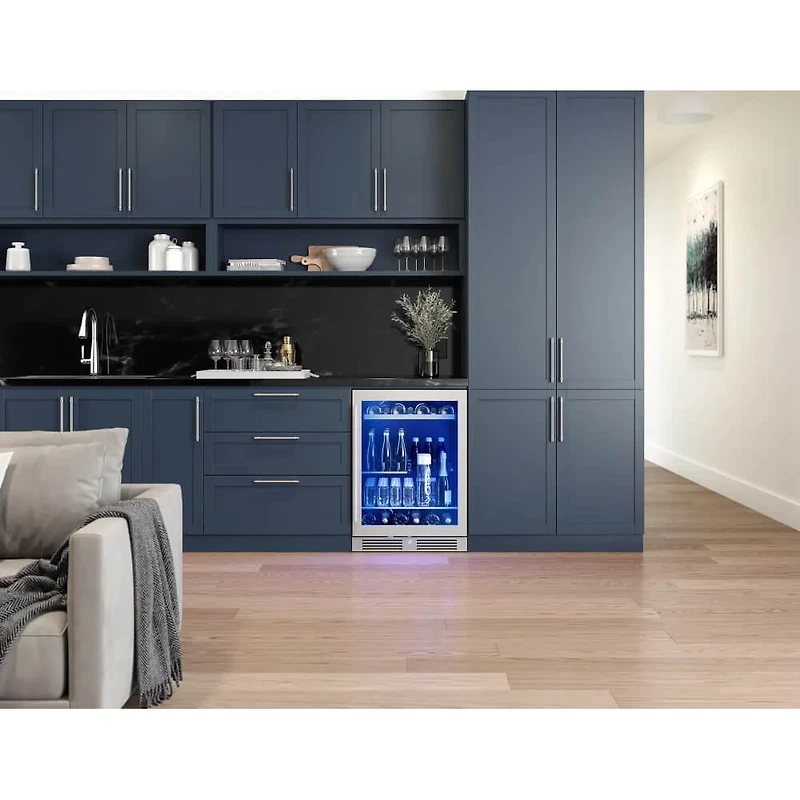 5.6 Cu. Ft. Stainless Steel Built-In Beverage Center