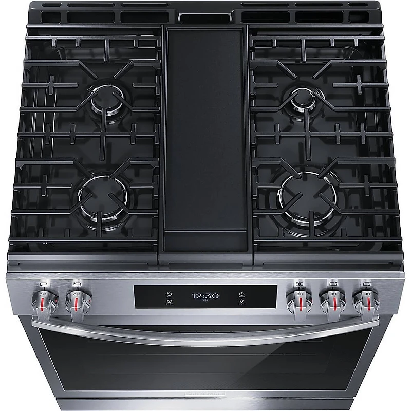 6.0 Cu. Ft. Stainless Steel Slide-In Gas Range
