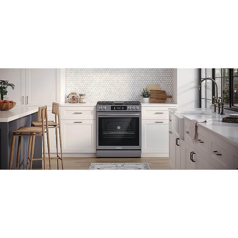 6.0 Cu. Ft. Stainless Steel Slide-In Gas Range