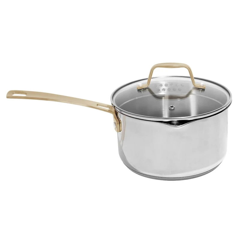 10-Piece Non-Toxic Cookware Set - Stainless Steel