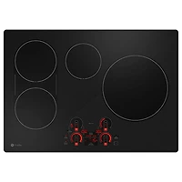 30 inch Black 4-Burner Electric Built In Cooktop