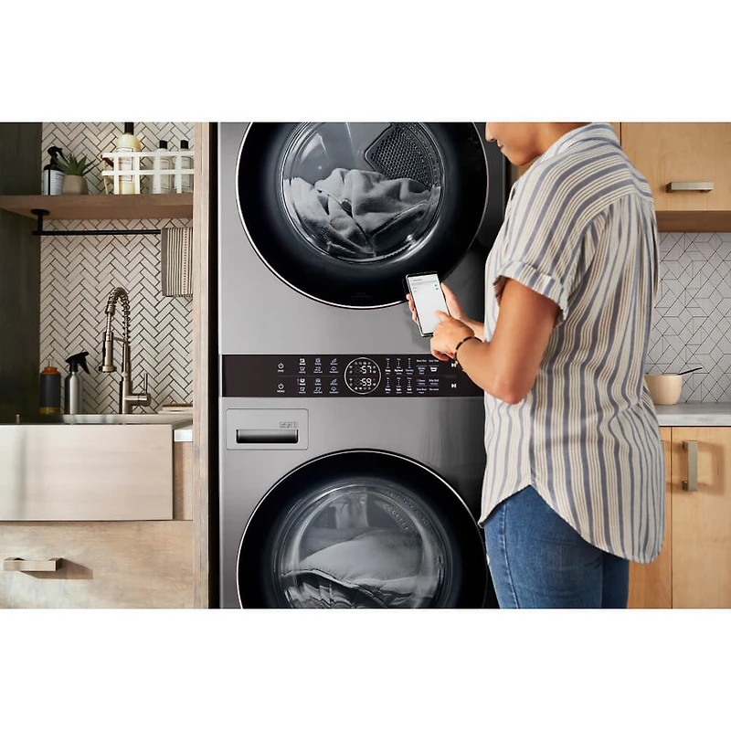 7.4 Cu. Ft. Smart Front Load WashTower