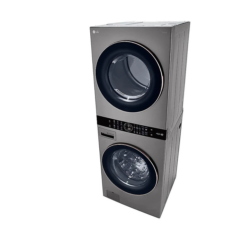 4.5/7.4 Cu. Ft. Smart Front Load WashTower - Graphite Steel