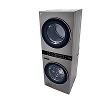 4.5/7.4 Cu. Ft. Smart Front Load WashTower - Graphite Steel