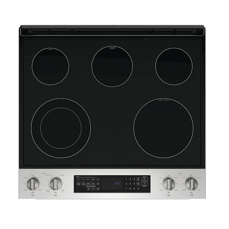 6.4 Cu. Ft. Stainless Steel Slide-In Electric Range