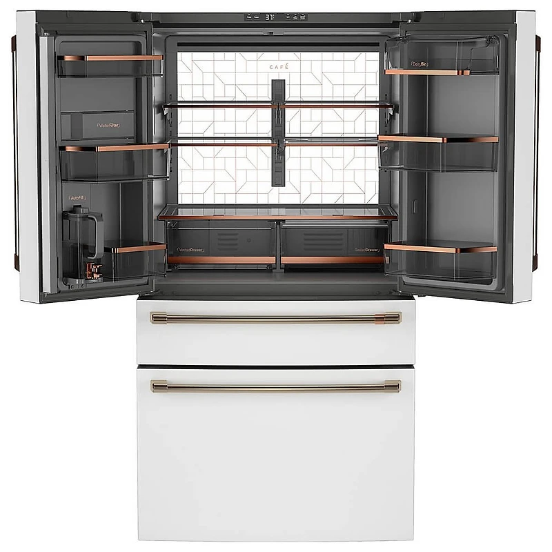 28.7 Cu. Ft. Matte 4-Door French Door Refrigerator