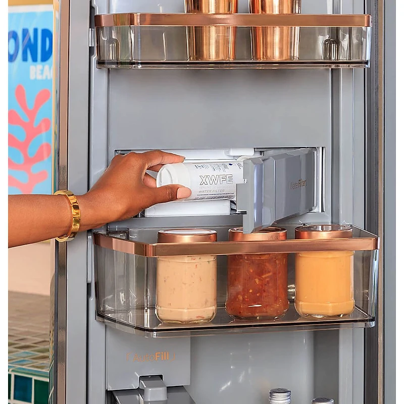 28.7 Cu. Ft. Matte 4-Door French Door Refrigerator