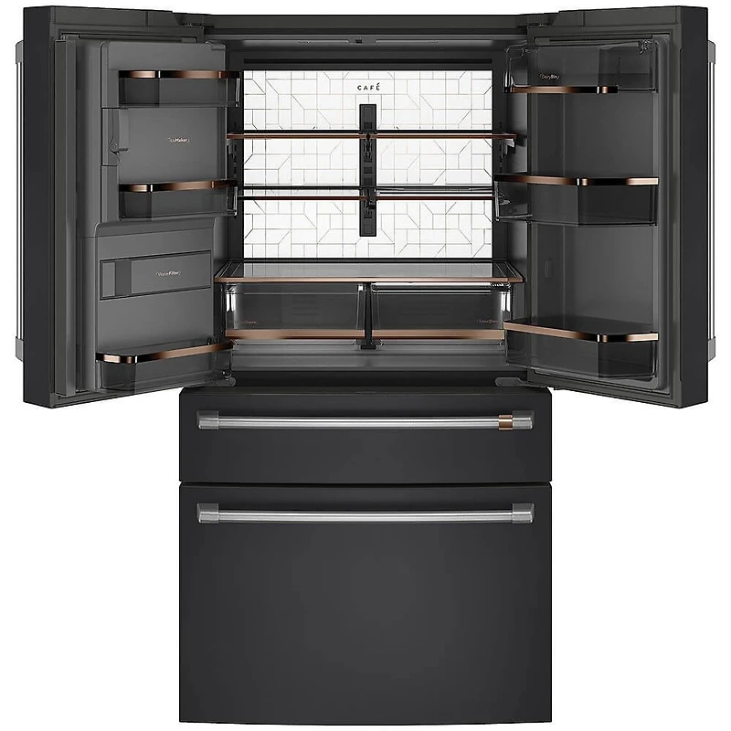 22.3 Cu. Ft. Matte Black Counter Depth French Door Refrigerator