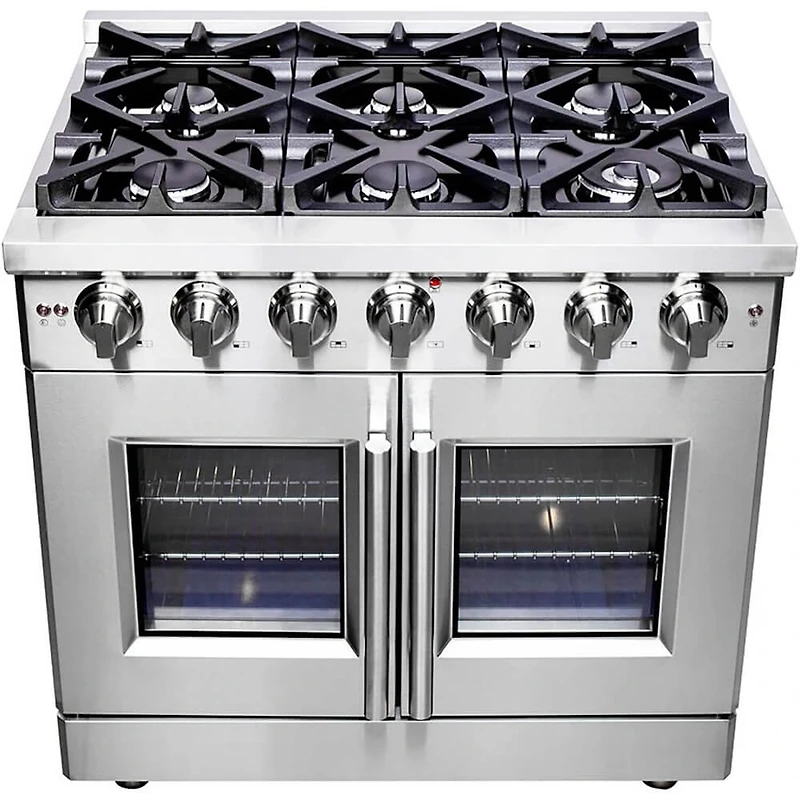 5.36 Cu. Ft. Stainless Steel Freestanding Gas Range