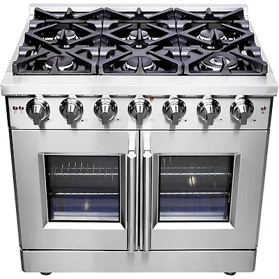 5.36 Cu. Ft. Stainless Steel Freestanding Gas Range