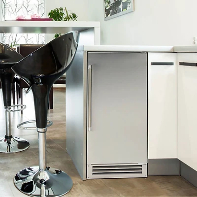 15 inch Stainless Steel Built-in or Freestanding Ice Maker