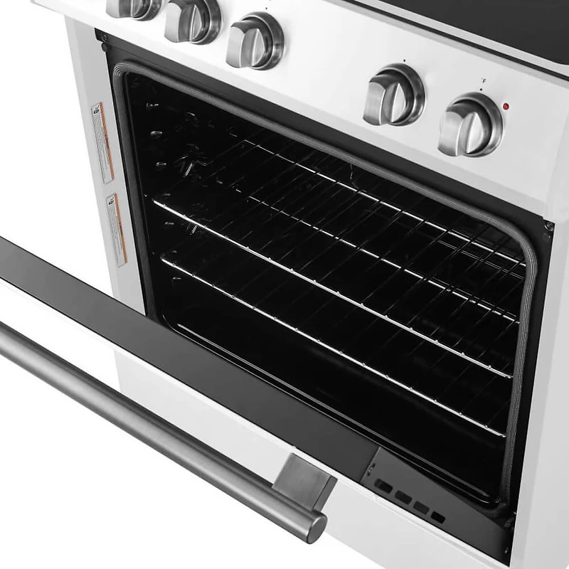 5 Cu. Ft. White Electric Slide-In Range