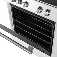 5 Cu. Ft. White Electric Slide-In Range