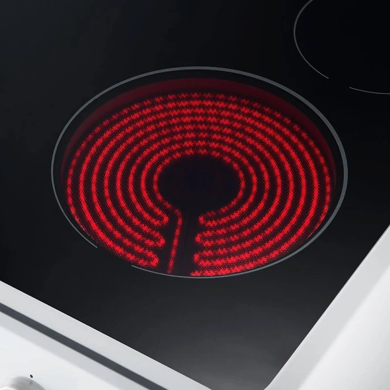 5 Cu. Ft. White Electric Slide-In Range