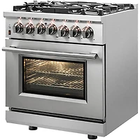 5.0 Cu. Ft. Stainless Steel Freestanding Gas Range