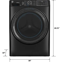 Cu. Ft. Carbon Graphite Front Load Smart Washer