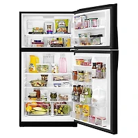21.3 Cu. Ft. Black Top-Freezer Refrigerator