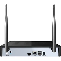 10 Channel 1440p Wireless Smart Security System - White - OPEN BOX