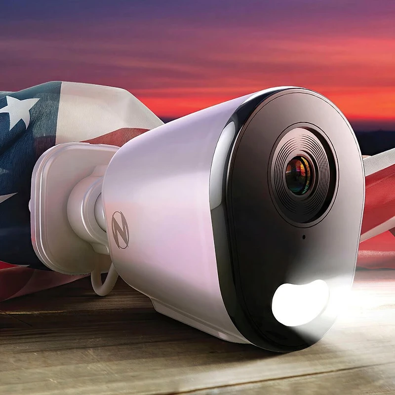 10 Channel 1440p Wireless Smart Security System - White - OPEN BOX