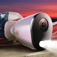 10 Channel 1440p Wireless Smart Security System - White - OPEN BOX