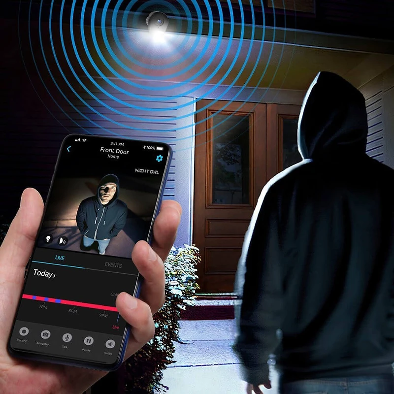 12 Channel 1440p Security System with 1TB DVR