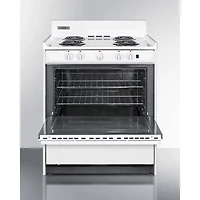 3.7 Cu. Ft. Freestanding White Electric Range 