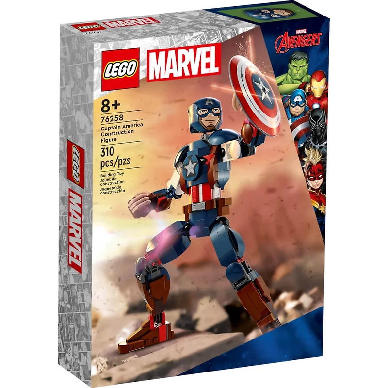 Marvel Captain America Construction Figure