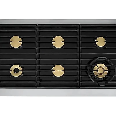 6.6 Cu. Ft. Stainless Steel Dual Fuel Freestanding Range