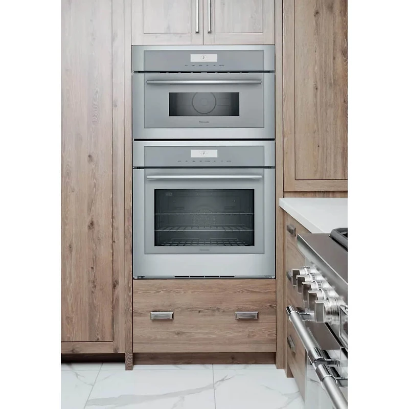 6.1 Cu. Ft. Stainless Steel Double Wall Oven with Microwave Combo