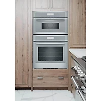 6.1 Cu. Ft. Stainless Steel Double Wall Oven with Microwave Combo