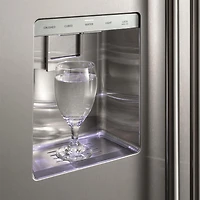 28.6 Cu. Ft. Stainless Steel Built-In Side-by-Side Smart Refrigerator