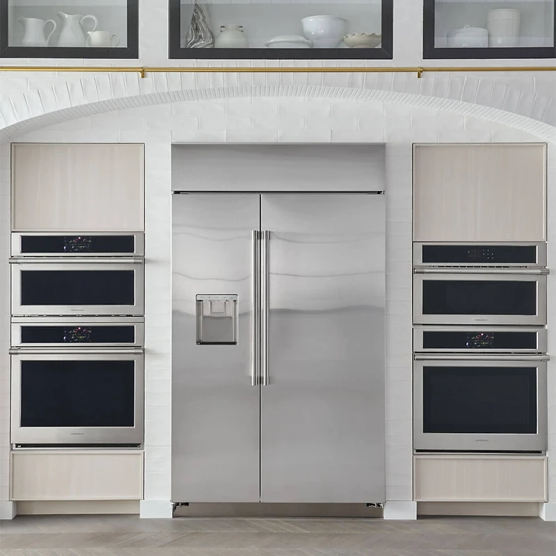 28.6 Cu. Ft. Stainless Steel Built-In Side-by-Side Smart Refrigerator