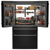 28.7 Cu. Ft. Matte Black 4-Door French Door Refrigerator